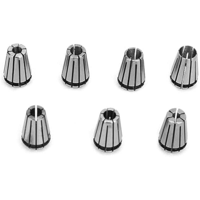 Versatile Motor Shaft Holder Extension Rod - for Boring, Milling, and CNC - 7PCS ER11 5mm Spring Collet Set - Image 4